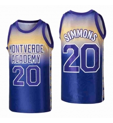 20# BEN SIMMONS MARBLE ALTERNATE BASKETBALL JERSEY