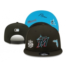 Miami Marlins Snapback Cap C101