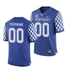 Kentucky Wildcats Custom Royal College Football Men'S Jersey