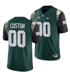 Michigan State Spartans Custom Green College Football Men Jersey