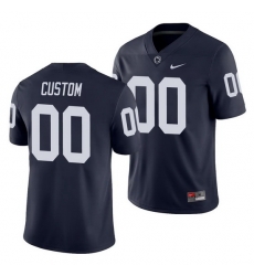 penn state nittany lions custom navy college football men's jersey