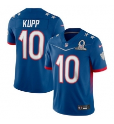 Men 2022 NFL Pro Bowl Los Angeles Rams 10 Cooper Kupp NFC Blue Jersey