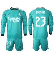 Men Real Madrid Long Sleeve Soccer Jerseys 501