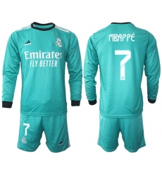 Men Real Madrid Long Sleeve Soccer Jerseys 511