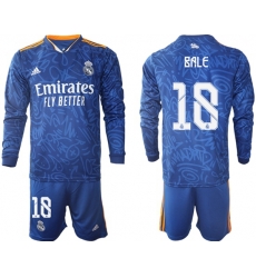 Men Real Madrid Long Sleeve Soccer Jerseys 527