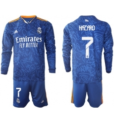 Men Real Madrid Long Sleeve Soccer Jerseys 536