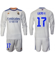 Men Real Madrid Long Sleeve Soccer Jerseys 565