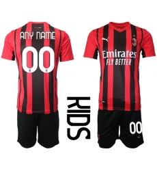 Kids AC Milan Soccer Jerseys 010 Customized