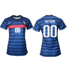 Women France Soccer Jerseys 001 Customized