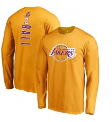 Los Angeles Lakers Men Long T Shirt 010