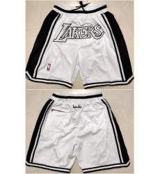 Los Angeles Lakers Basketball Shorts 036