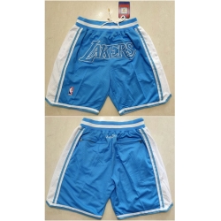 Los Angeles Lakers Basketball Shorts 038