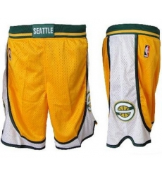 Seattle SuperSonics Basketball Shorts 002