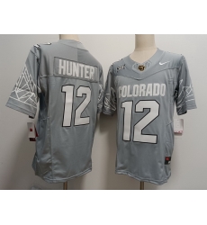 Colorado Buffaloes #12 Travis Hunter Gray New