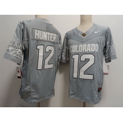 Colorado Buffaloes #12 Travis Hunter Gray New