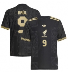 Mexico Raul Socceer Black Jersey