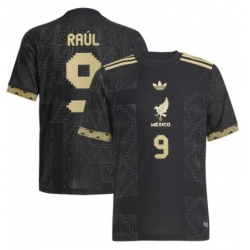 Mexico Raul Socceer Black Jersey