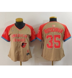 Women American League 35 Adley Rutschman Cream 2024 All Star Limited Stitched Jersey 5