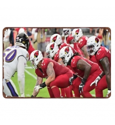 Arizona Cardinals Aluminum Sign 12x8 Inch Arizona Cardinals 003