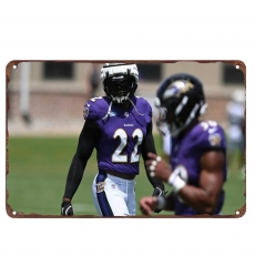 Baltimore Ravens Aluminum Sign 12x8 Inch Derrick Henry 002