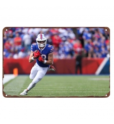 Buffalo Bills Aluminum Sign 12x8 Inch Dawson Knox 002