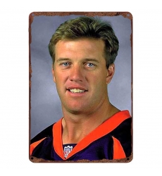 Denver Broncos Aluminum Sign 12x8 Inch John Elway 003