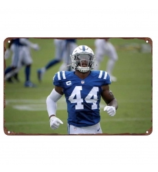 Indianapolis Colts Aluminum Sign 12x8 Inch Zaire Franklin  003