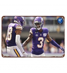 Minnesota Vikings Aluminum Sign 12x8 Inch Jordan Addison 003