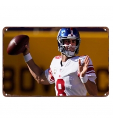 New York Giants Aluminum Sign 12x8 Inch Daniel Jones 002