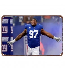 New York Giants Aluminum Sign 12x8 Inch Dexter Lawrence 003