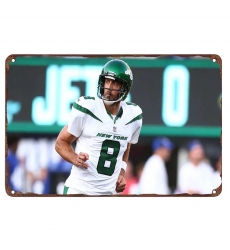 New York Jets Aluminum Sign 12x8 Inch Aaron Rodgers 003