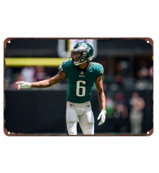 Philadelphia Eagles Aluminum Sign 12x8 Inch DeVonta Smith 002