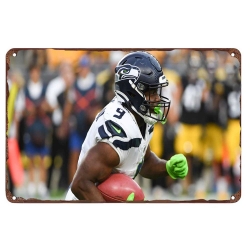 Seattle Seahawks Aluminum Sign 12x8 Inch Kenneth Walker III 001