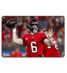 Tampa Bay Buccaneers Aluminum Sign 12x8 Inch Baker Mayfield 001