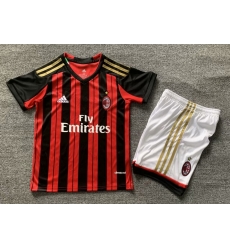 Youth Retro Soccer Jerseys AC Millan 13 14