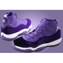 Air Jordan 11 Purple Rain Men Basketball Shoes