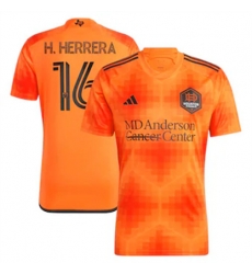 Men Houston Dynamo Hector Herrera 2023 24 Home Replica Orange