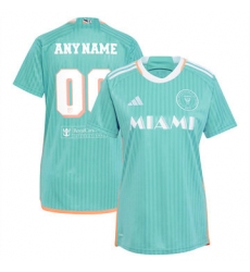 Women Inter Miami CF Custom 2024 25 Third Replica Aqua