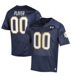 Men Notre Dame Fighting Irish ACTIVE PLAYER Custom Navy Stitched Football Jersey