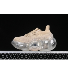 GROUNDS LARGE BUBBLE HEIGHTENED PLATFORM SNEAKERS NUDE WHITE BEIGE