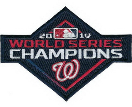 2019 MLB World Series Champions Washington Nationals Jersey Patch Biaog