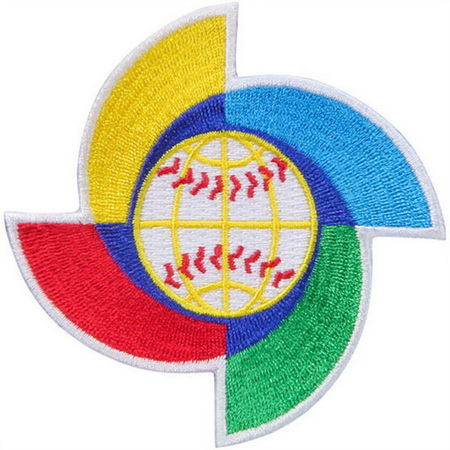 Men 2017 World Baseball Classic Commemorative Patch Biaog